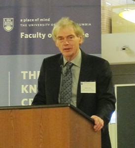 Pieter Cullis, Director of the Life Sciences Institute, speaking at the 10th anniversary event.