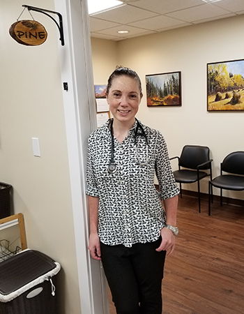 Family doctor Mallory Quinn, a graduate of UBC’s province-wide medical program, at her clinic in Smithers, B.C.