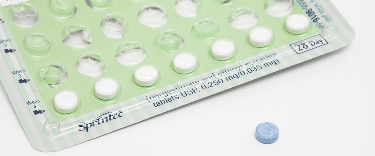 Birth control. Prescription contraception. 