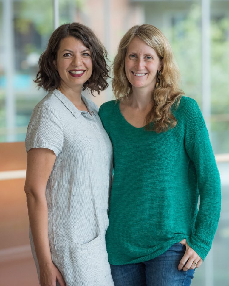 Drs. Cheryl Niamath (left) and Dr. Corree Laule (right). 